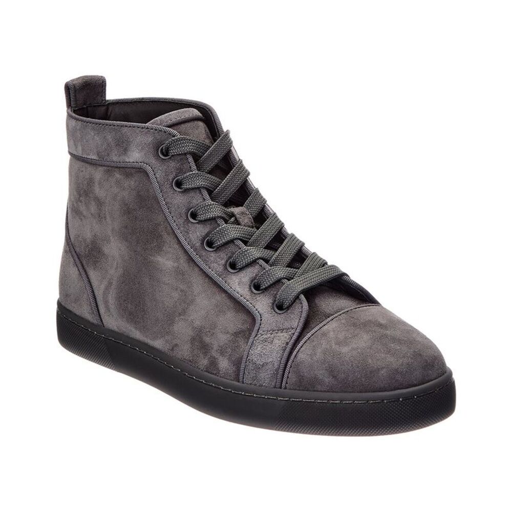 Christian Louboutin Louis Orlato Suede Sneaker, Grey